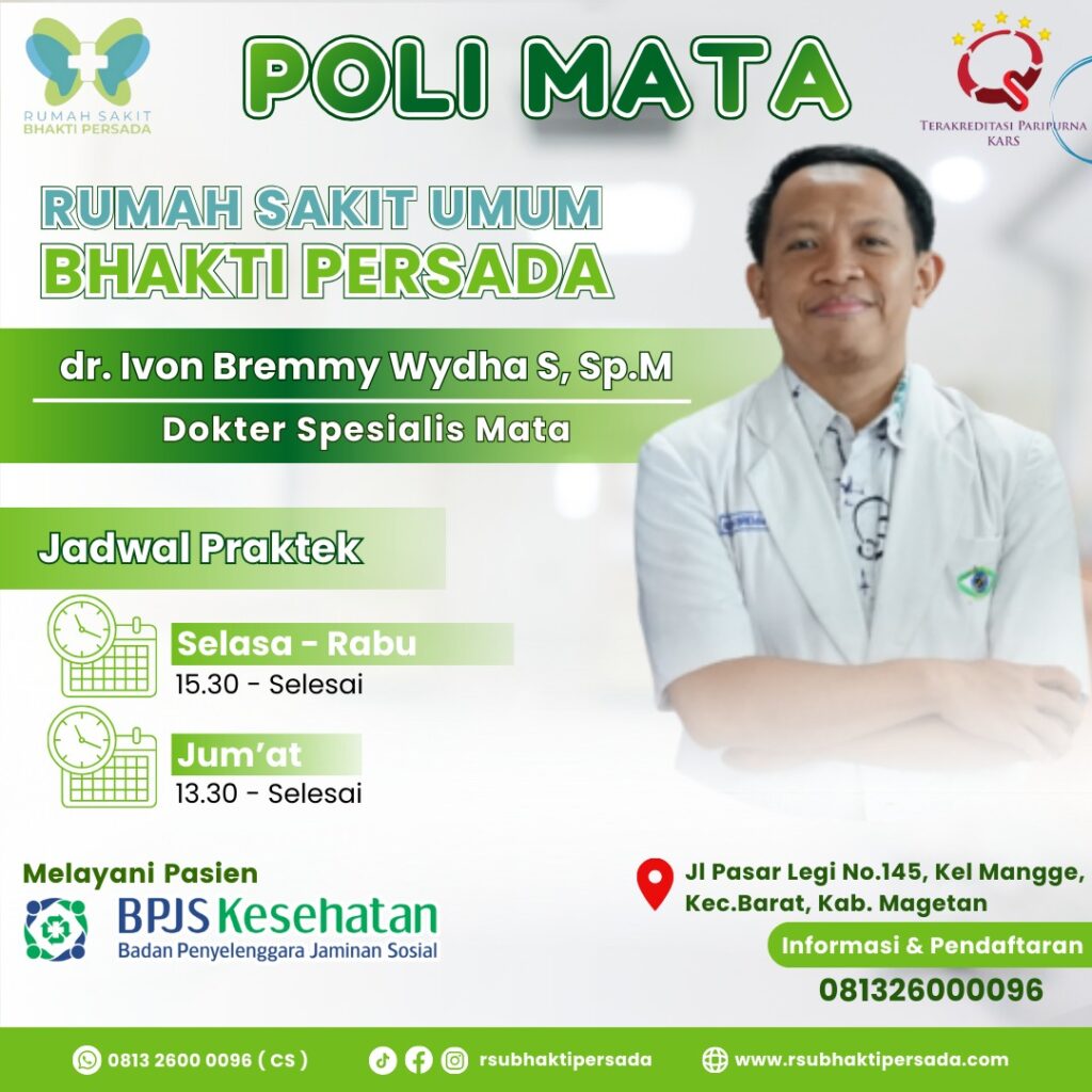 Jadwal Dokter Spesialis Mata RSU Bhakti Persada